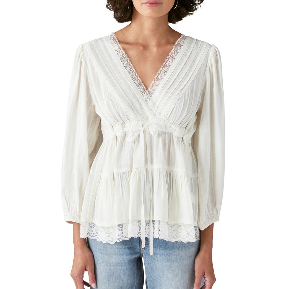 Lucky Brand Baby Doll Top. NWT